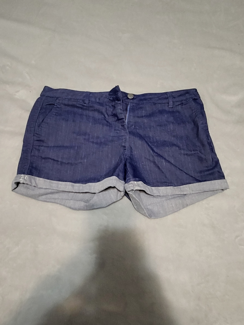 Twik Simons Dark Wash Cuffed Denim Jean Shorts Size 11